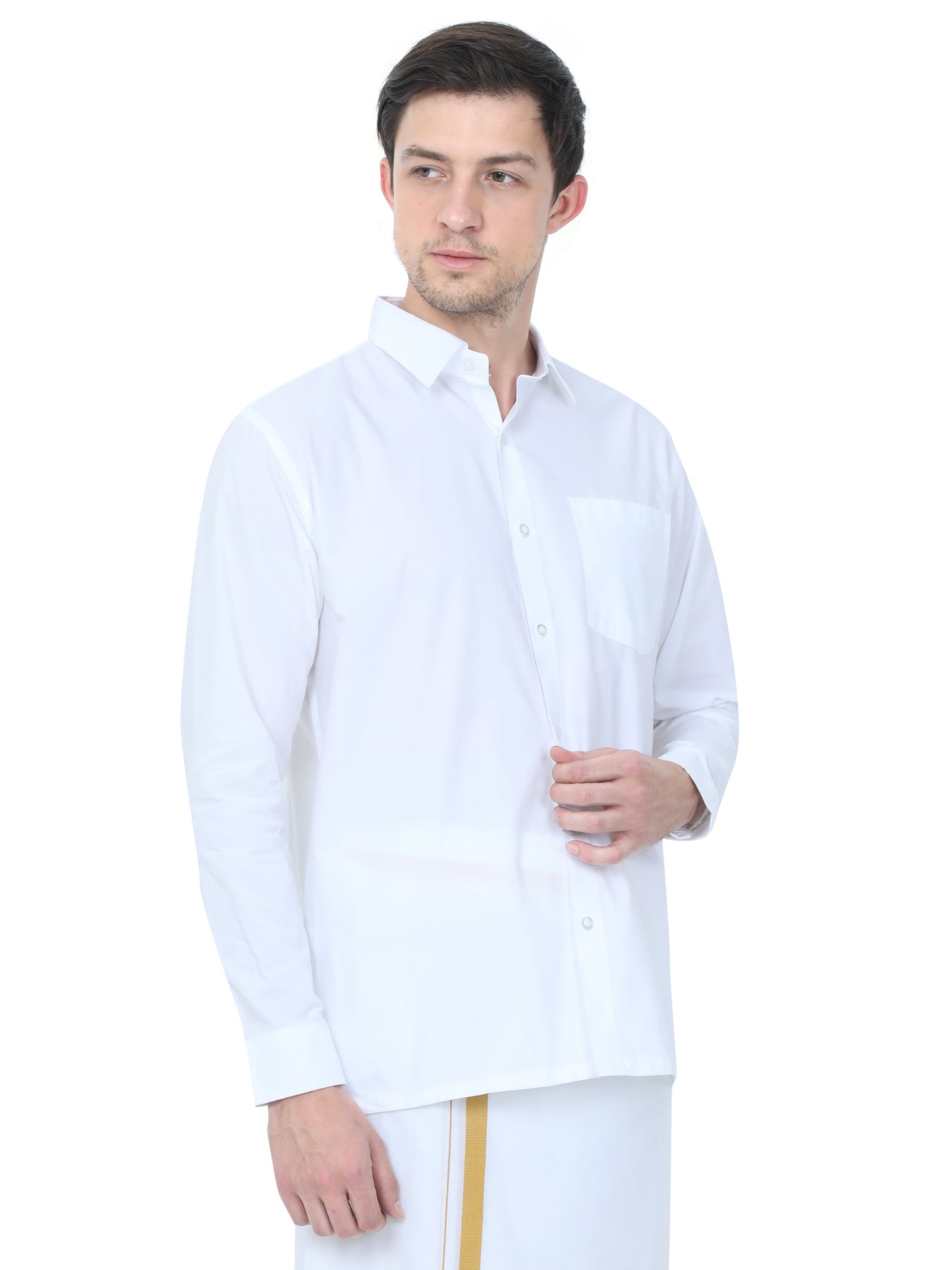 Premium White Shirt – Full Sleeve