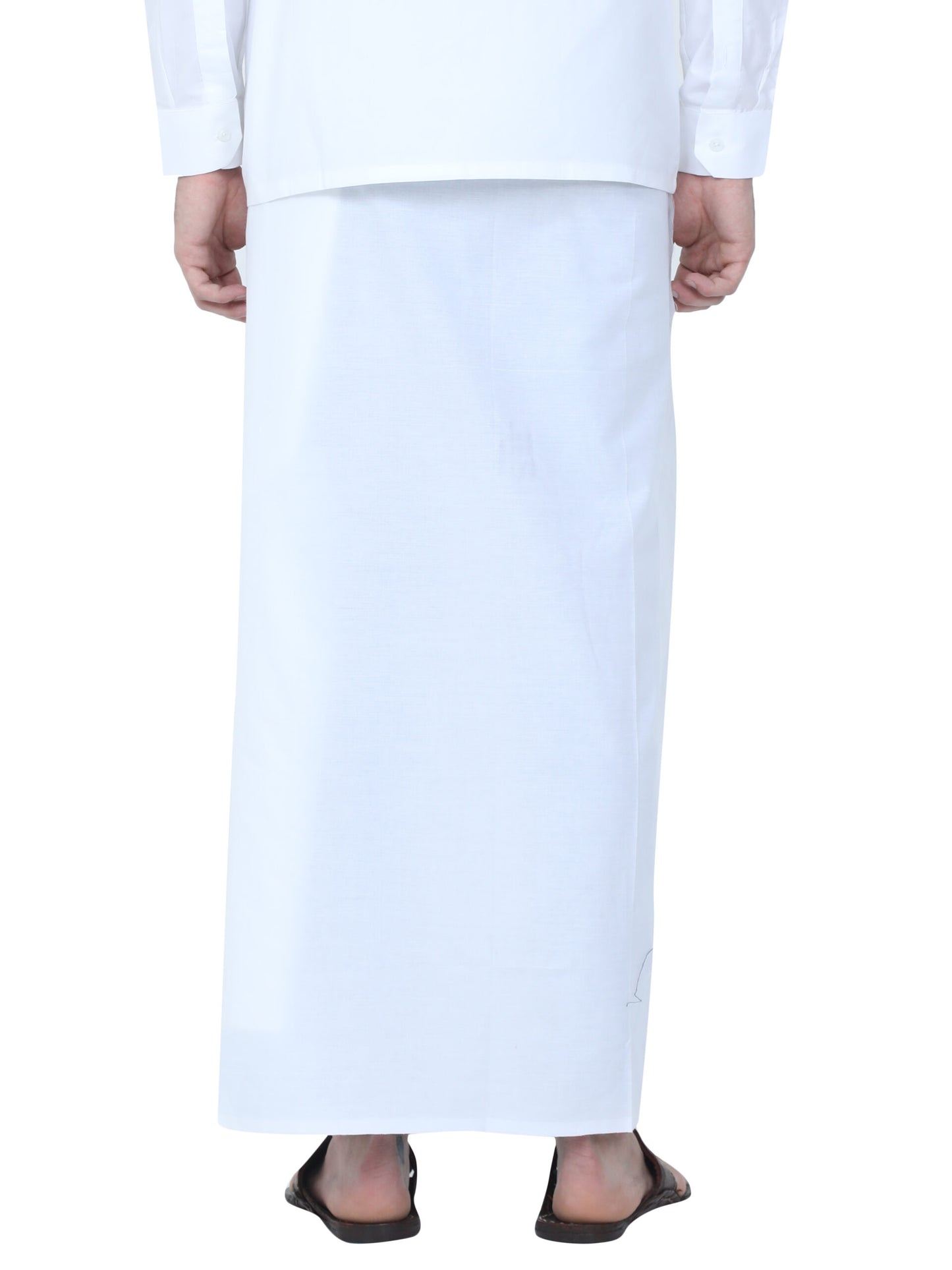 TEXAS WHITE SHIRT & PARAMAS DHOTI COMBO SET- Half Sleeve (SHIRT & DHOTI)