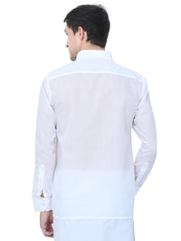 Men’s Nano Cotton White Shirt – Full Sleeve