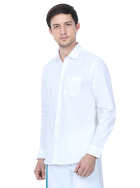 Super Cool Cotton White Shirt – Full Sleeve