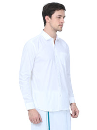 Super Cool Cotton White Shirt – Full Sleeve