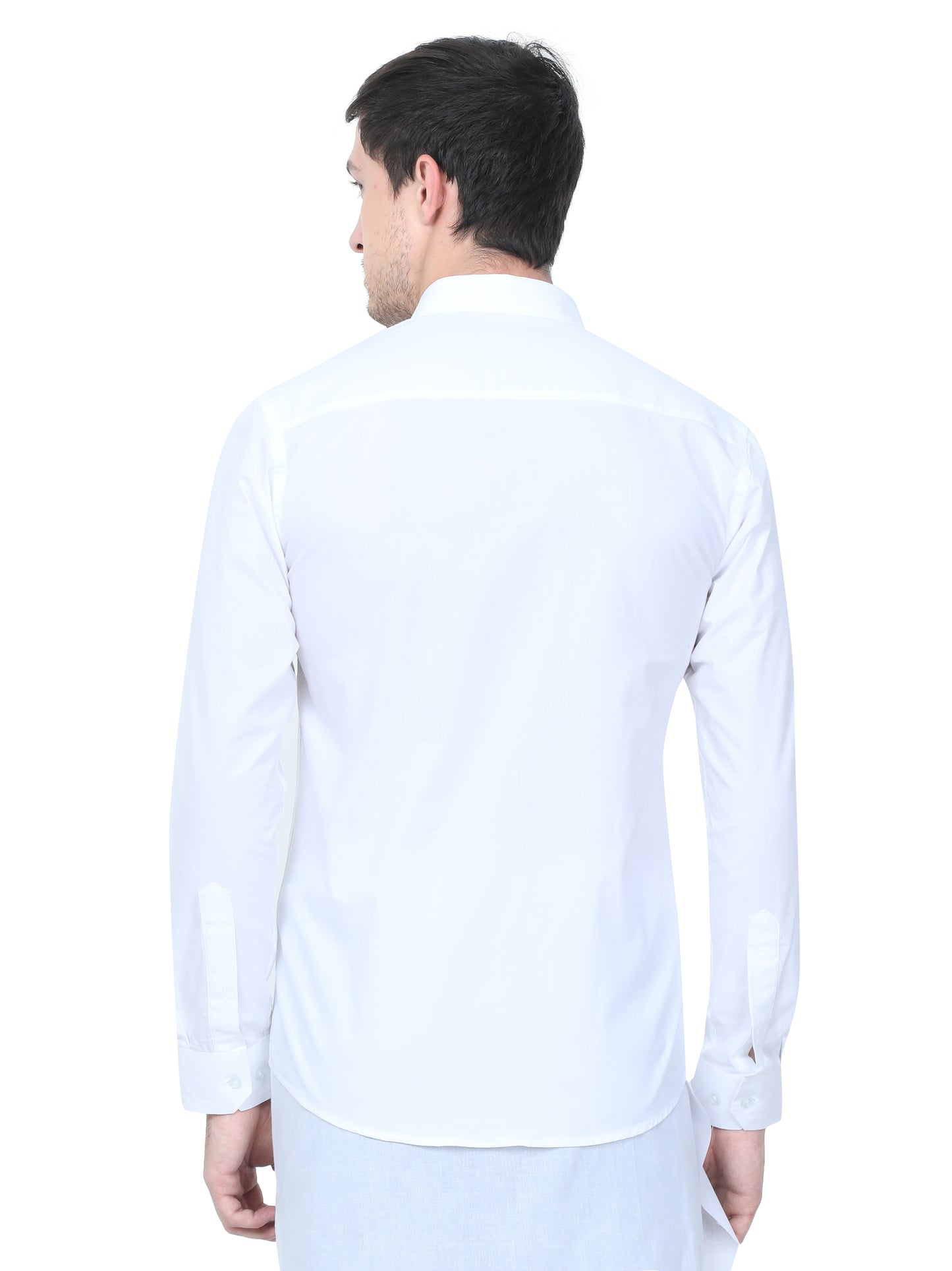 Super Cool Cotton White Shirt – Full Sleeve