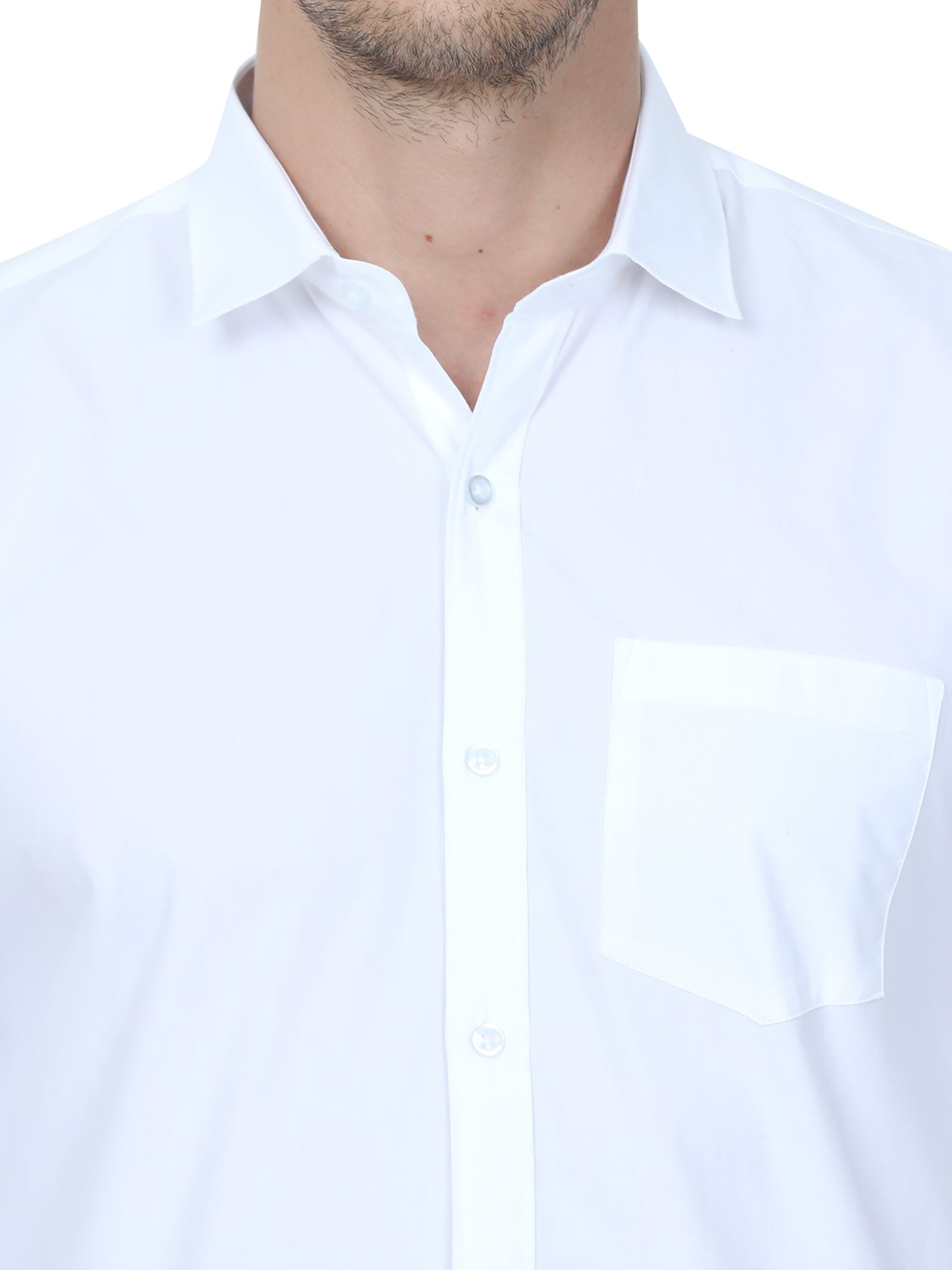 Super Cool Cotton White Shirt – Full Sleeve