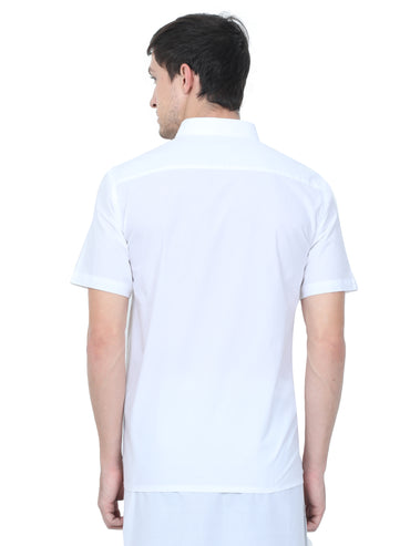 Premium White Shirt – Half Sleeve