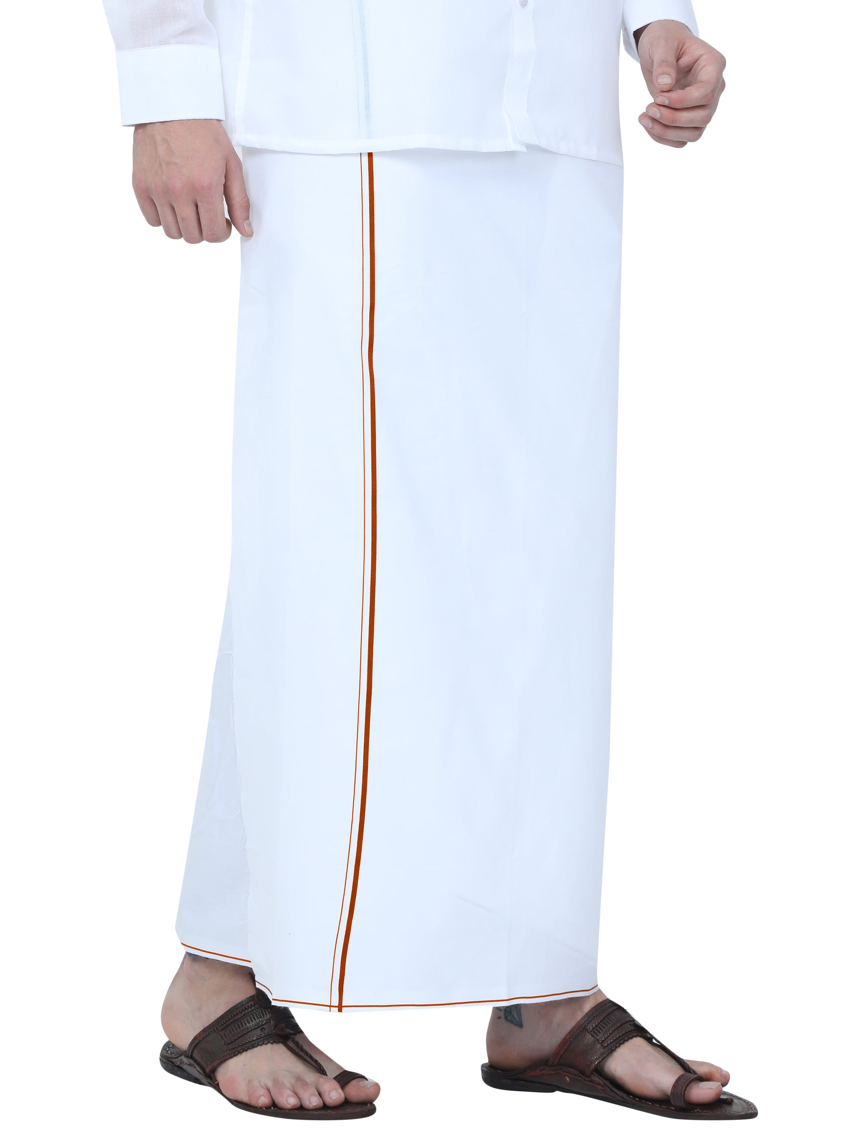 Reliance Dhoti With Small Border