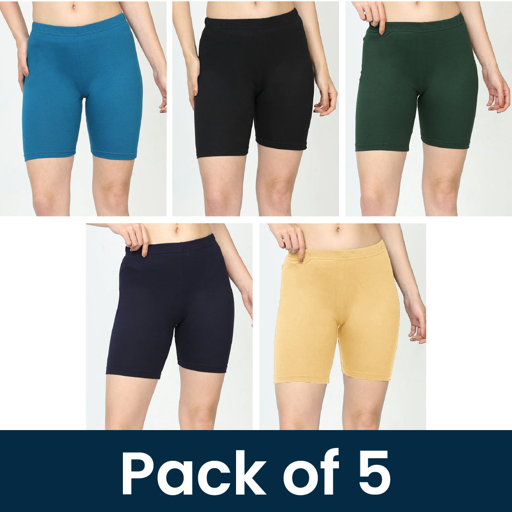 Yoga Shorts - Pack of 5